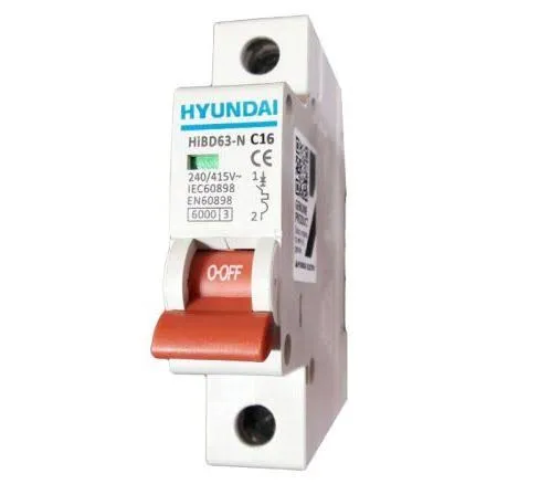 کلید مینیاتوری Hyundai C16 (تک پل)