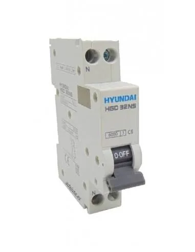 کلید مینیاتوری Hyundai C6 (تک پل)