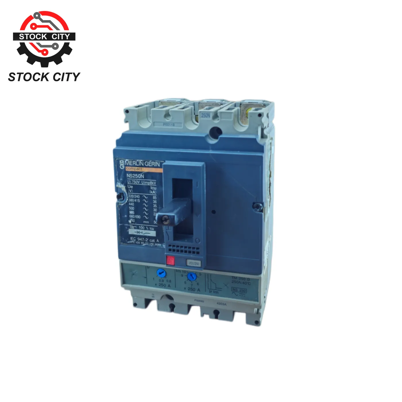 کلید اتوماتیک تنظیمی Merlin Gerin 250A(استوک)