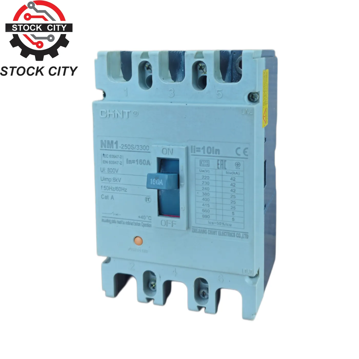 کلید اتوماتیک فیکس CHINT 160A (استوک)