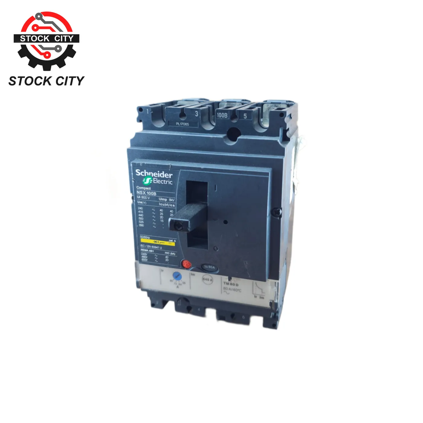 کلید اتوماتیک تنظیمی Schneider 80A(استوک)