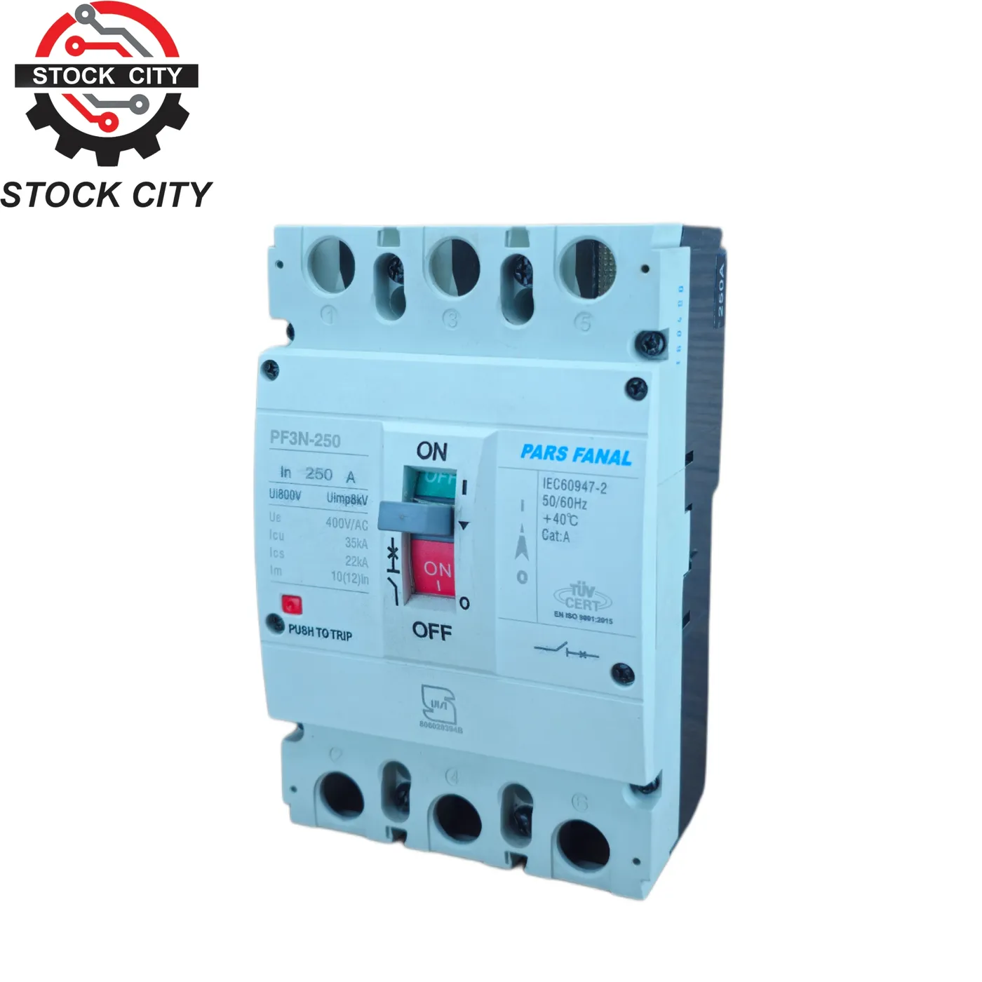 کلید اتوماتیک فیکس Pars Fanal 250A (استوک)