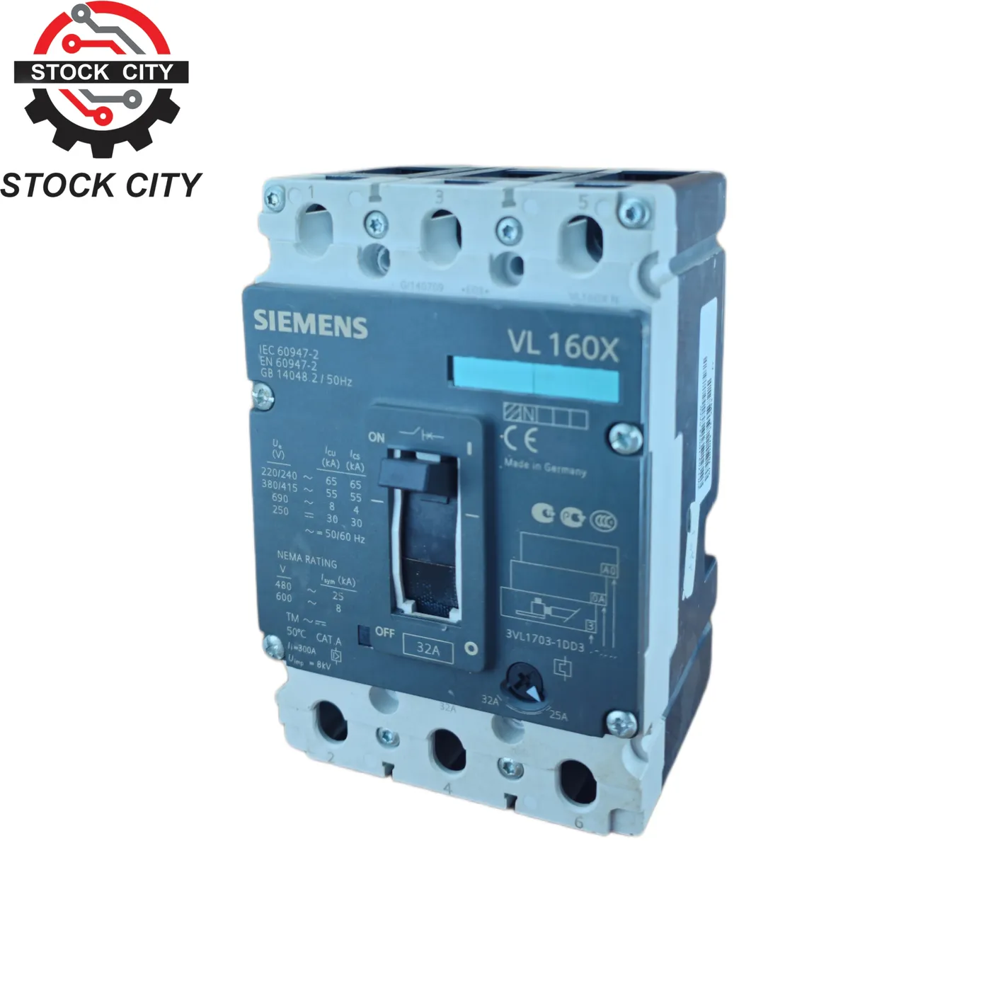 کلید اتوماتیک تنظیمی Siemens 32A (نو)