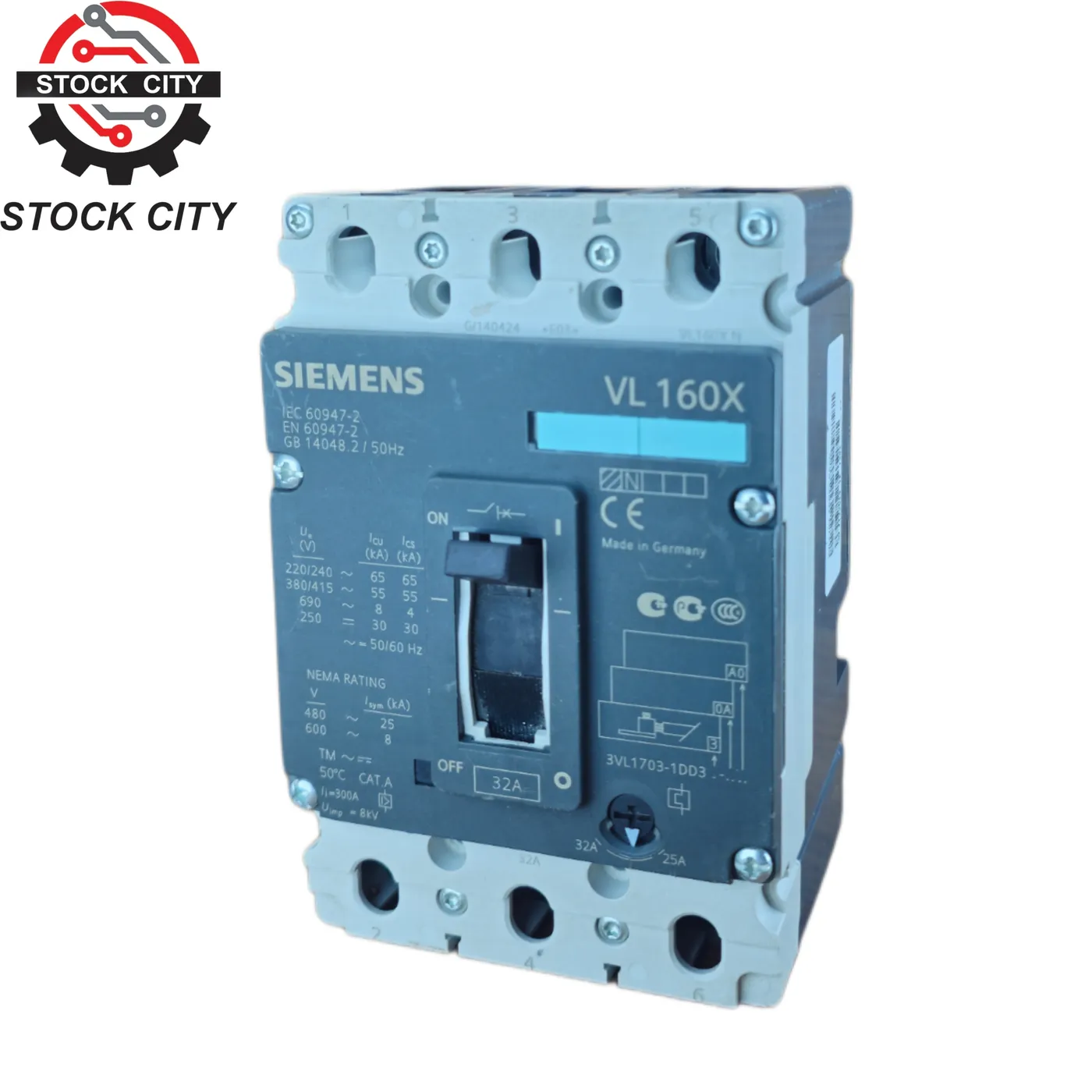 کلید اتوماتیک تنظیمی Siemens 32A (استوک)