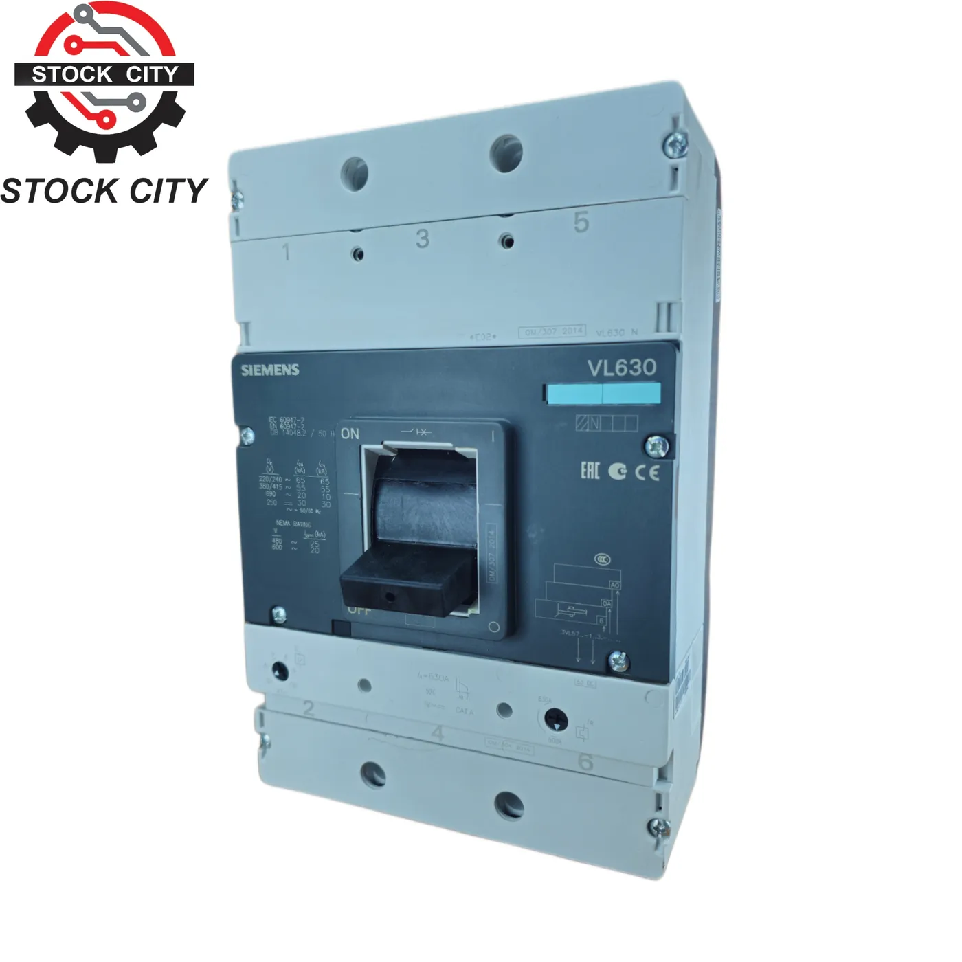 کلید اتوماتیک تنظیمی Siemens 630A (نو)